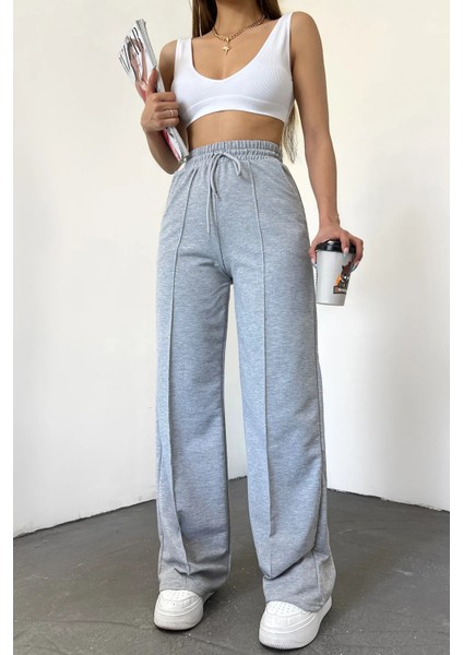 Kadın Iki Iplik Bol Paça Eşofman Altı indirimleri