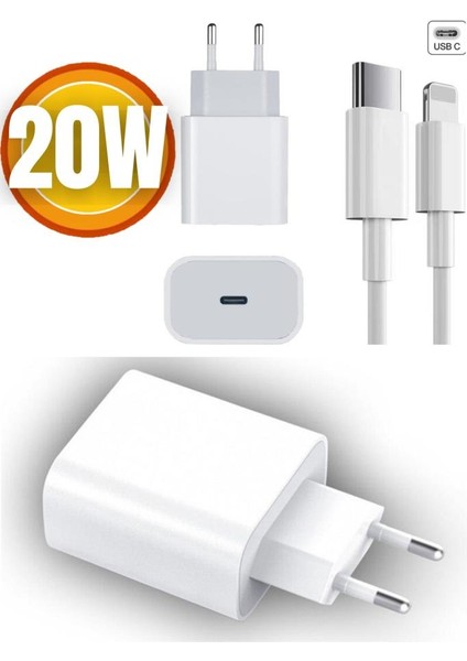 20W Iphone Tüm Serilerle Uyumlu Hızlı Şarj Aleti Kablo Adaptör 5 6 7 8 x 11 12 13 14 Pro Max fiyatları