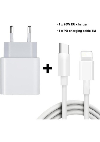 20W Iphone Tüm Serilerle Uyumlu Hızlı Şarj Aleti Kablo Adaptör 5 6 7 8 x 11 12 13 14 Pro Max fırsatları
