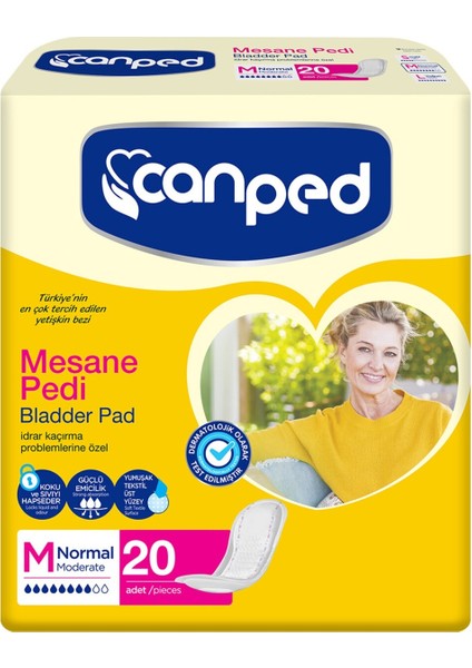 Mesane Pedi M (Normal) 20'li x 4 Paket