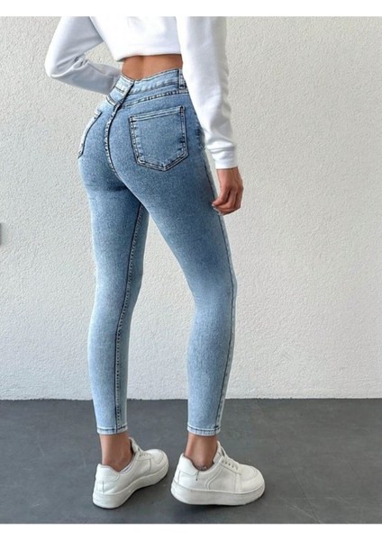 Kar Yıkama Skinny Jean Kadın Power Pantolon indirimleri