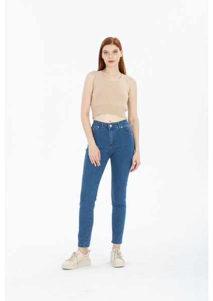 Koyu Dar Paça Skinny Power Kot Pantalon