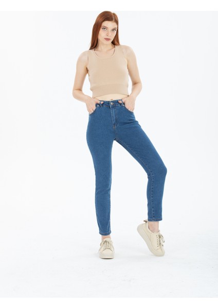 Koyu Dar Paça Skinny Power Kot Pantalon