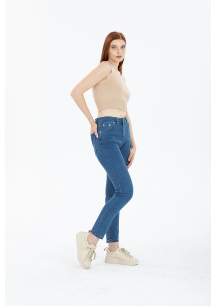 Koyu Dar Paça Skinny Power Kot Pantalon