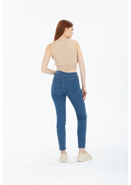 Koyu Dar Paça Skinny Power Kot Pantalon