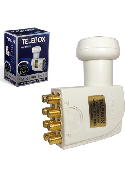 Lnb Sekizli (Octo) Gold 0.1db 3D Telebox Tb-Xe