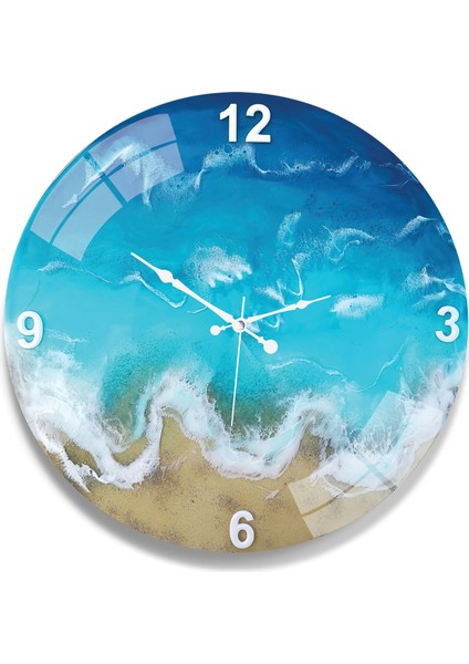 Kumsal Deniz Cam Saat - 40 cm fiyatları