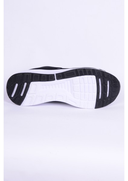 900517-2001 Jumper Fileli Faylon Taban Şevron Detay Günlük Siyah Erkek Spor Ayakkabı