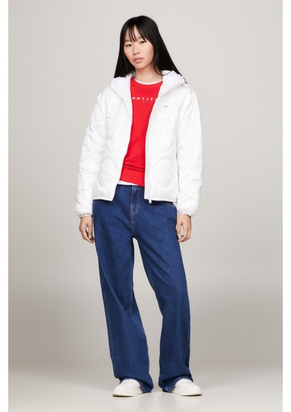 Kadın Beyaz Mont Dw0Dw17242-Ybr
