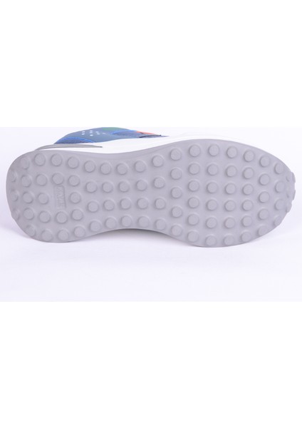 900309-2060 Patara Yüksek Taban Faylon Taban Şevron Detay Günlük Mavi Kadın Spor Ayakkabı fırsatları