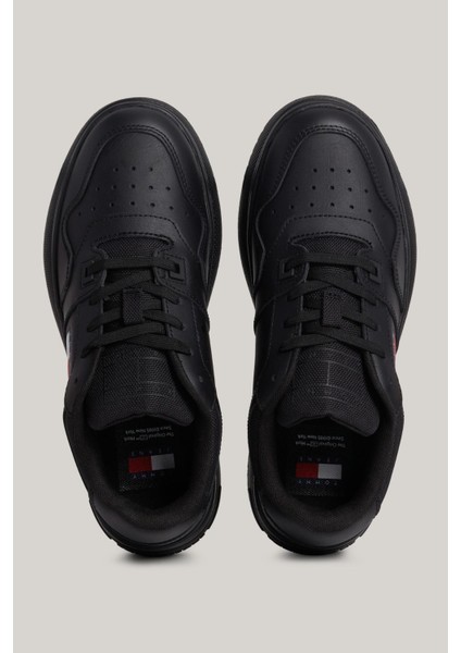 Kadın Marka Logolu Platform Topuklu Şık Görünüşlü Gündelik Kullanıma Uygun Siyah Sneaker EN0EN02506-BDS indirimleri