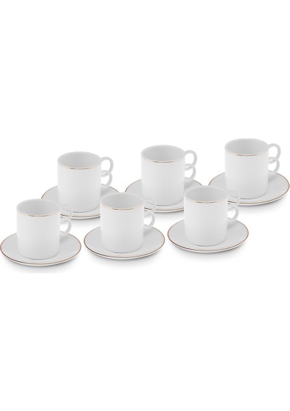 Fulya 6 Kişilik Kahve Fincanı 90 ml
