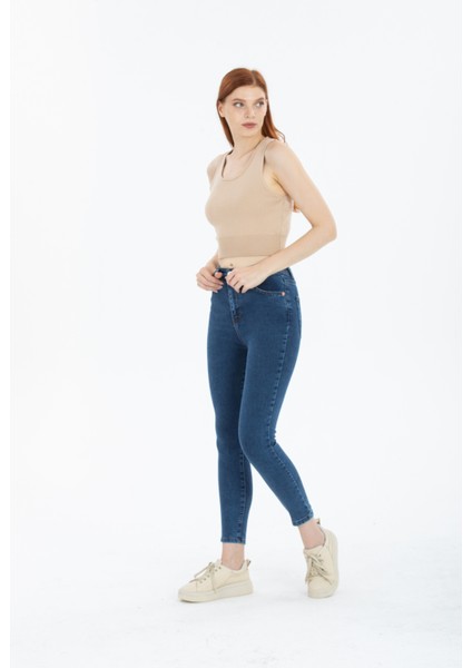 Snow Açık Kar Dar Paça Skinny Power Kot Pantalon