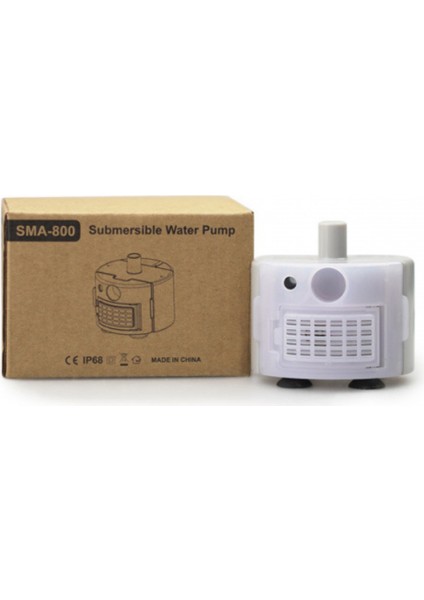SMA-800 Kedi ve Köpek Su Pınarı Için LED Işıklı Su Pompası - Sadece Pompa