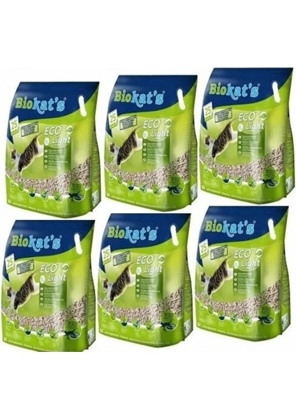 Eco Light Pelet Kedi Kumu 6 x 5 L