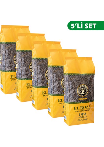 OPA GOLD CEYLON TEA 500G*5ADET