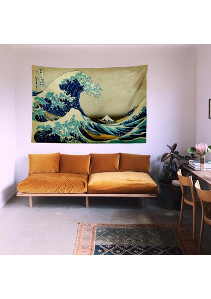 The Great Wave - Büyük Dalga - Duvar Örtüsü - 150 x 100 cm ,70 x 50 cm