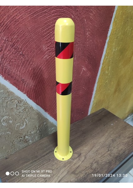 Kulaklı Metal Duba, Delinatör Otopark Direği ,sabit Araba Demir Araç Stoperi