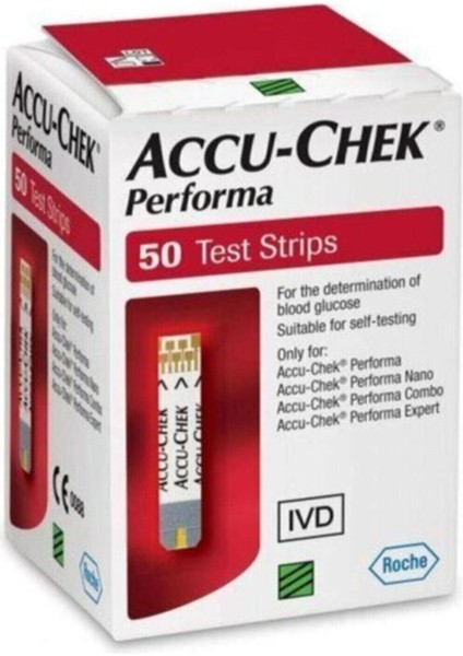 Tekno Trust Accu Check Performa Nano Strip 50'lik Stick