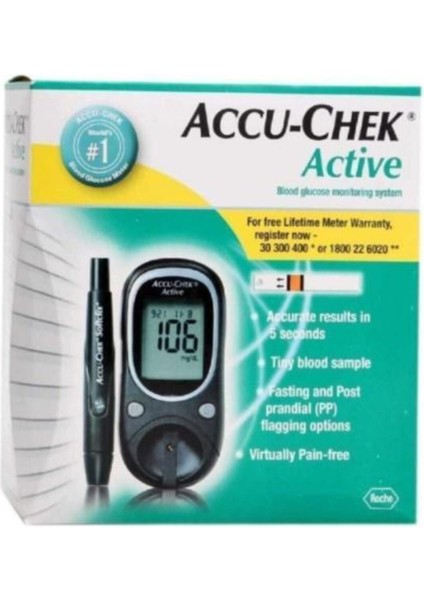 Tekno Trust Accu-Chek Active Seker Ölçüm Cihazı