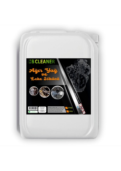 MB Flex MB Cleaner Ağır Yağ ve Leke Çıkarıcı 20 Lt