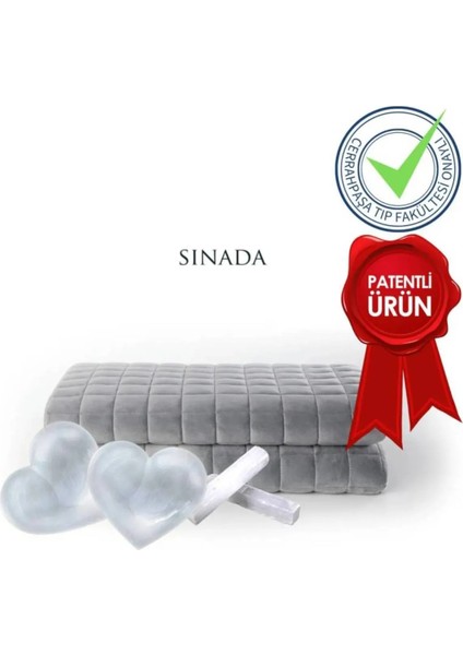 Ağırlıklı Battaniye Tek Kişilik Yorgan Selenity Taşlı 8 kg 155X215 %100 Pamuk 4 Mevsim Kullanılabilir