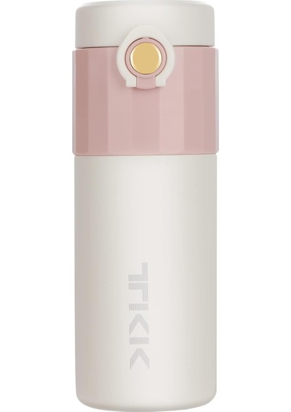Tkk Termos Kupa T-2007 450 ml Pembe Kupası, Paslanmaz Çelik, Çift Duvarlı, Yalıtımlı, Sızdırmaz- Kahve ve Çay Için Kahve Bardağı