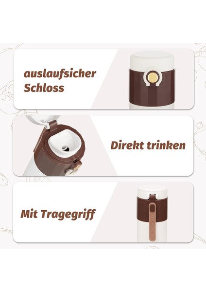 Tkk Termos Kupa T-2007 450 ml Çikolata Kahve Kupası, Paslanmaz Çelik, Çift Duvarlı, Yalıtımlı, Sızdırmaz- Kahve ve Çay Için Kahve Bardağı indirimleri