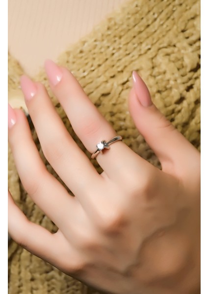 Tektaş Yüzük 14 Ayar A000506