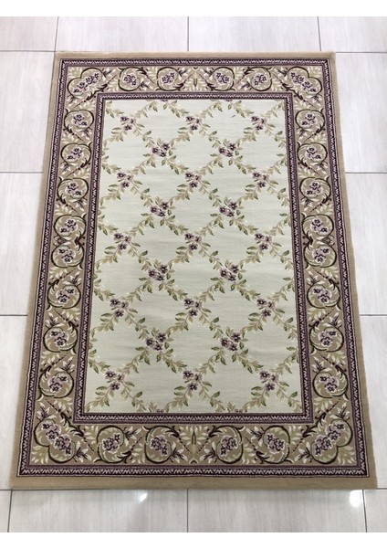 Saray Tifanny 10106 Krem-2 125X180 Kırmızı 2,25 M2 Halı