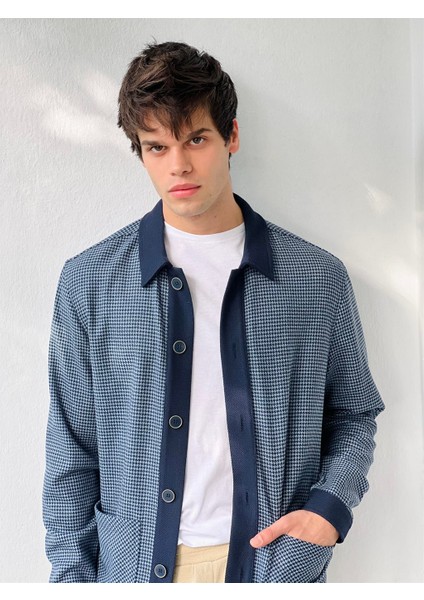 Erkek Hafif Dokuma Hırka Ceket Gömlek Erkek Çok Renkli modelleri