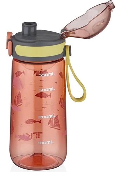 Tkk T-1005 400ML Pipetsiz Taşıma Askılı Süzgeçli Çocuk Su Matarası Pembe fiyatları