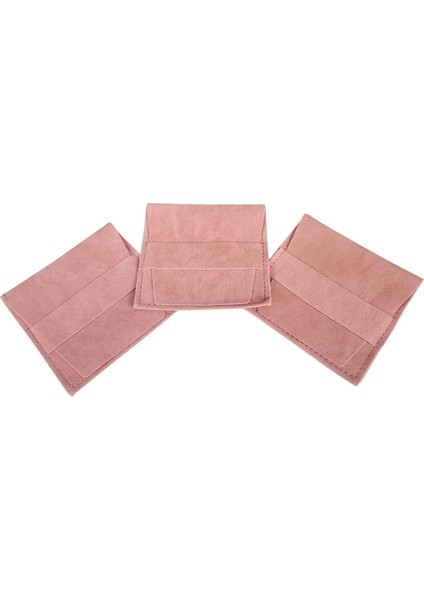 Kadife (Kemerli)Süet Kese Pudra 25 Adet 8x8 Boy Takı, Altın Kesesi