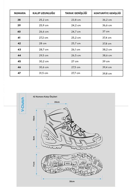 V-Clutch 1347 Pro Mid Tactical Nubuk Ayakkabı