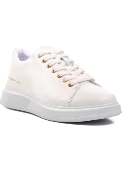 Jukov 102 22095 Beyaz Hakiki Deri Erkek Sneaker