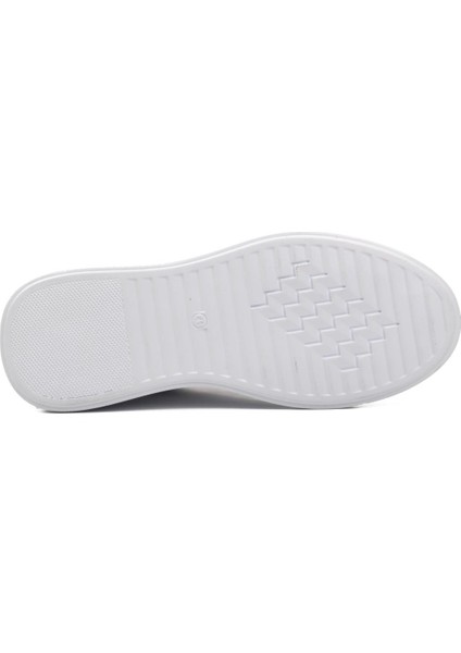 Jukov 102 22095 Beyaz Hakiki Deri Erkek Sneaker