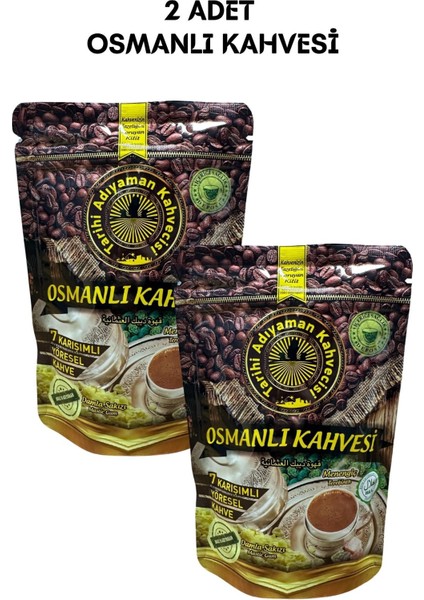 Tarihi Adıyaman Kahvecisi Osmanlı 7 Karışımlıyöresel Kahve  2 x 200 gr