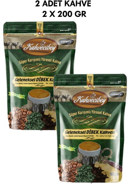 Geleneksel Dibek Kahvesi 2 x 200 gr