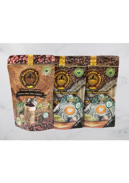 Osmanlı Dibek Saray Kahvesi 200 gr x 3 Süper Üçlü