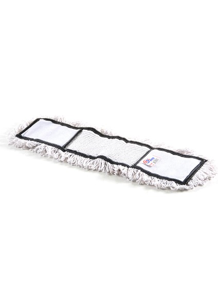 Nemli Palet Mop Nem Alıcı Geniş Paspas - 100 cm - Pamuklu - Beyaz - 1 Adet