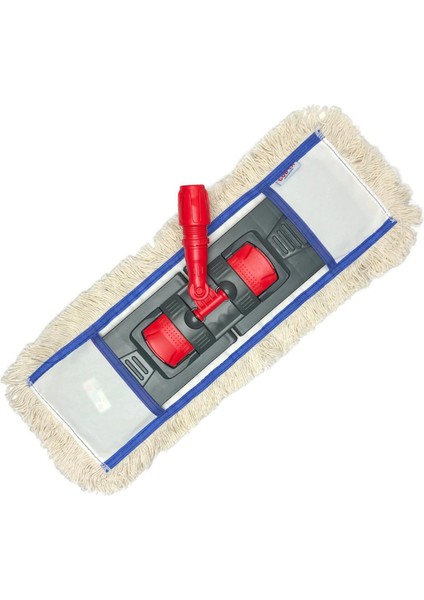 Nemli Palet Mop Nem Alıcı Geniş Paspas - 100 cm - Pamuklu - Beyaz - 1 Adet modelleri