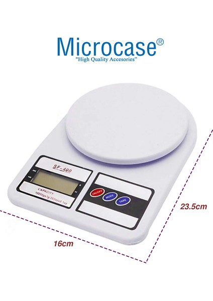 Dijital Hassas Mutfak Tartısı Elektronik Terazi 10 kg - AL4209