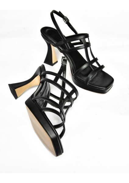 S569316009 Siyah Kalın Topuklu Kadın Ayakkabı indirimleri