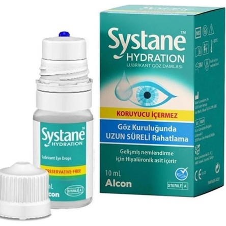 Systane Hydration - Koruyucu İçermez, 10 ml, Profesyonel Kalite, Medikal Standartlara Uygun