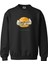 Feed Your Hand Tasarım Dijital Baskılı 3 Iplik Şardonlu Unisex Kapüşonsuz Bisiklet Yaka Sweat 1