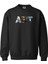 Art Sanat Tasarım Dijital Baskılı 3 Iplik Şardonlu Unisex Kapüşonsuz Bisiklet Yaka Sweat 1