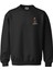 Chicken Minimal Tasarım Dijital Baskılı 3 Iplik Şardonlu Unisex Kapüşonsuz Bisiklet Yaka Sweat 1