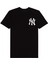 Siyah Ny Baskılı Unisex Tshirt 3