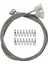 Bmw 3 Serisi E90 E91 Uyumlu 2005-2012 Arası Arka Sol Cam Kriko Teli ve Tamir Seti 2