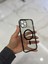 Apple iPhone 12 Pro Max Magsafe Lazer Silikon Renkli Şeritli Telefon Kılıfı Kamera Lensi Açık 3